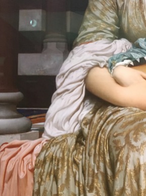 Detail from Leighton's The music lesson